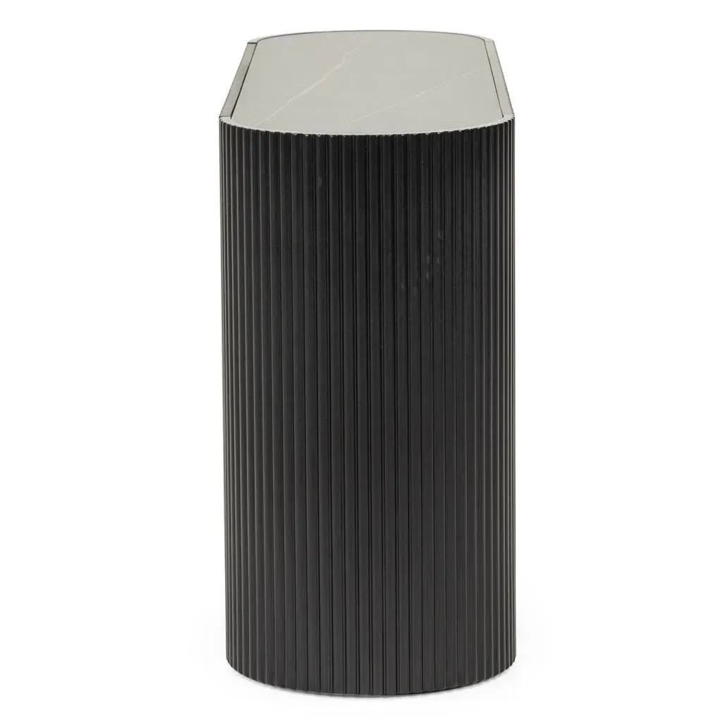 Komoda s ladicama Noir, crna — lifestyle prikaz