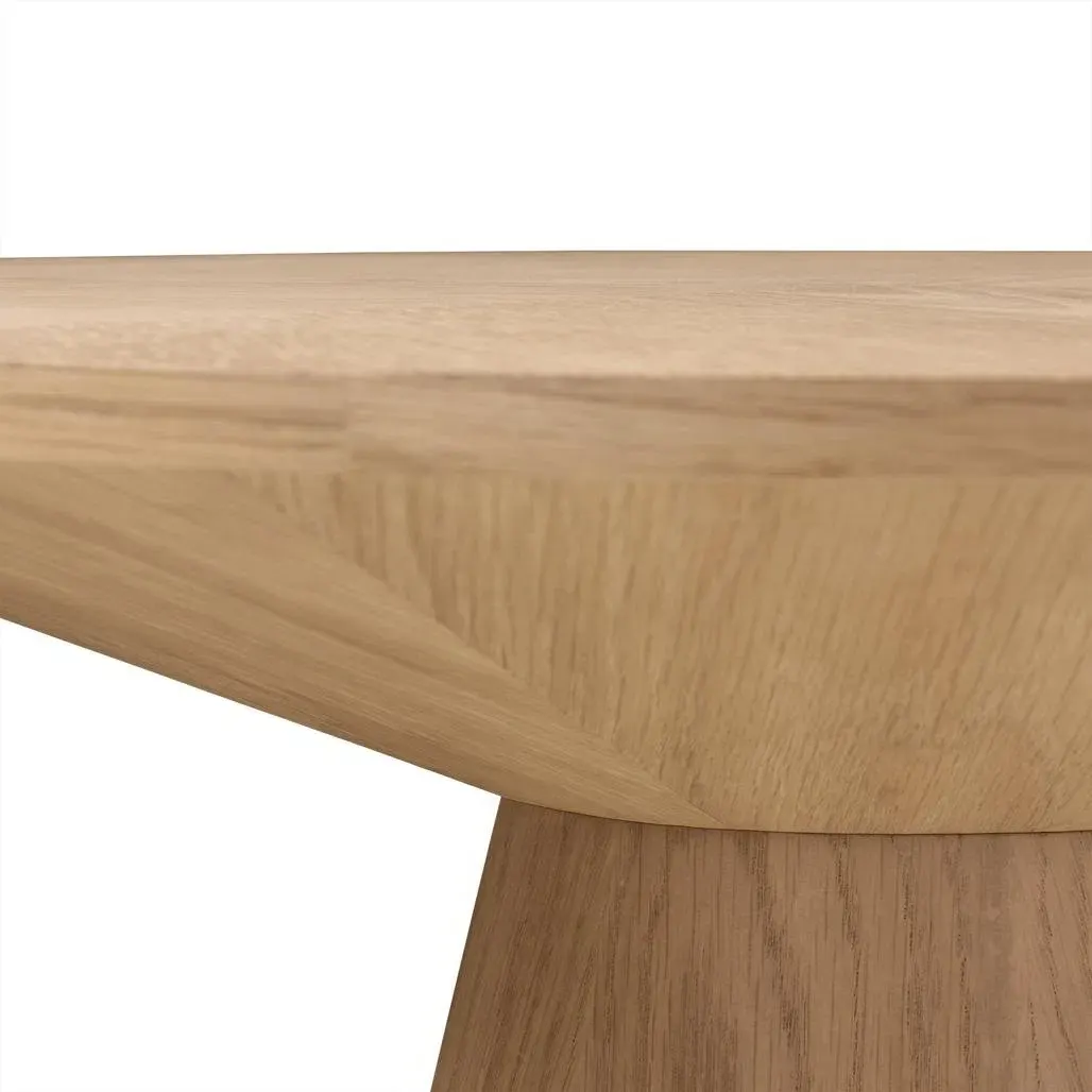 Pomoćni stol Orb, hrast — detalj