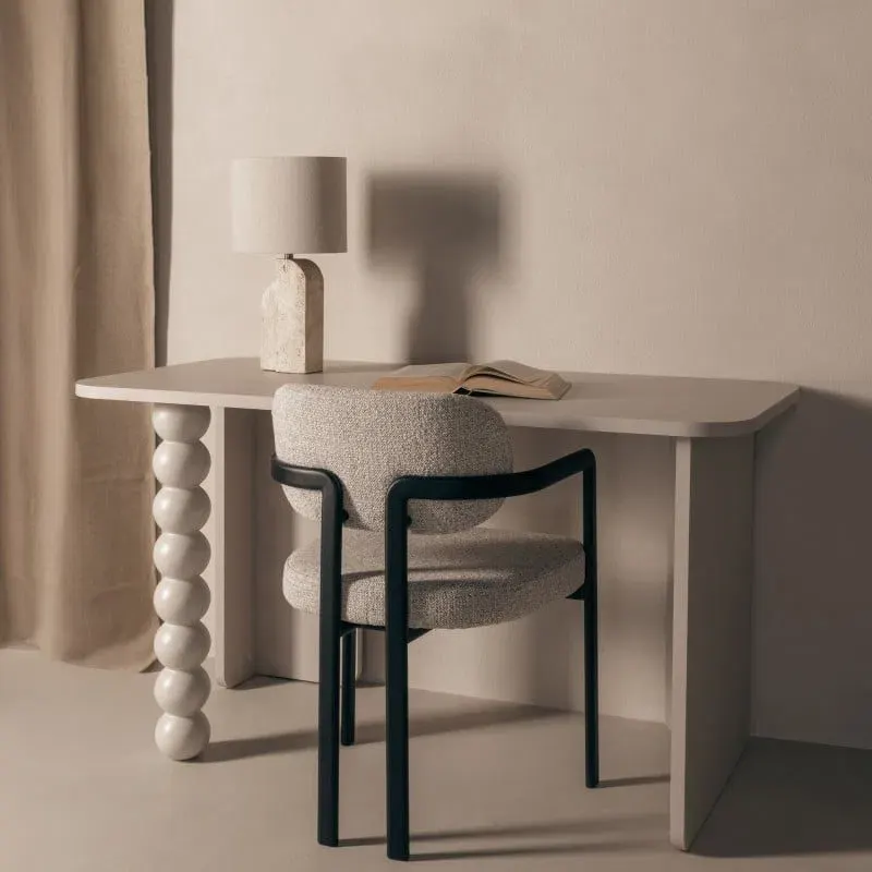 Radni stol Orelia Cashmere, kašmir — bočni prikaz