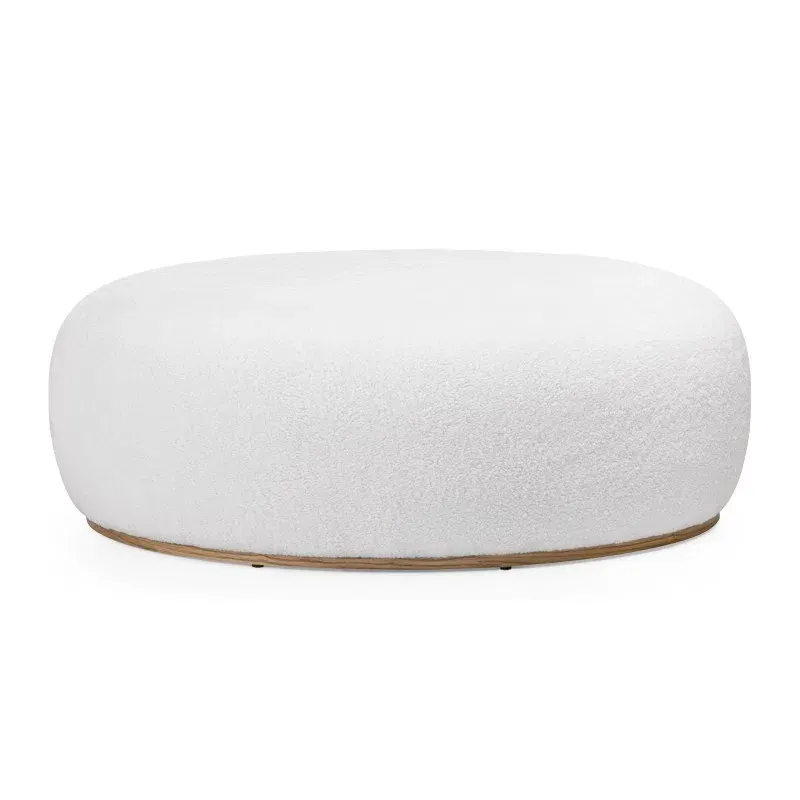 Tabure Pebble White, bijela