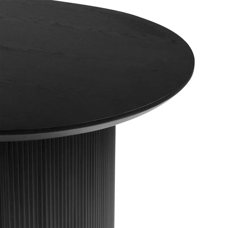 Blagovaonski stol Rizio Black, crna — slika 7