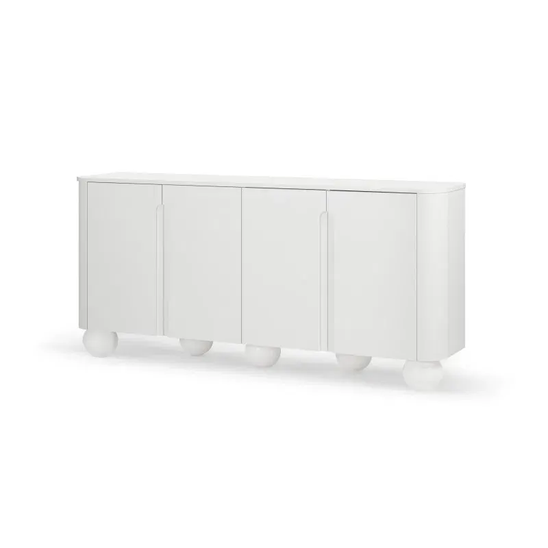 Komoda s ladicama Squaren Four, bijela — slika 7