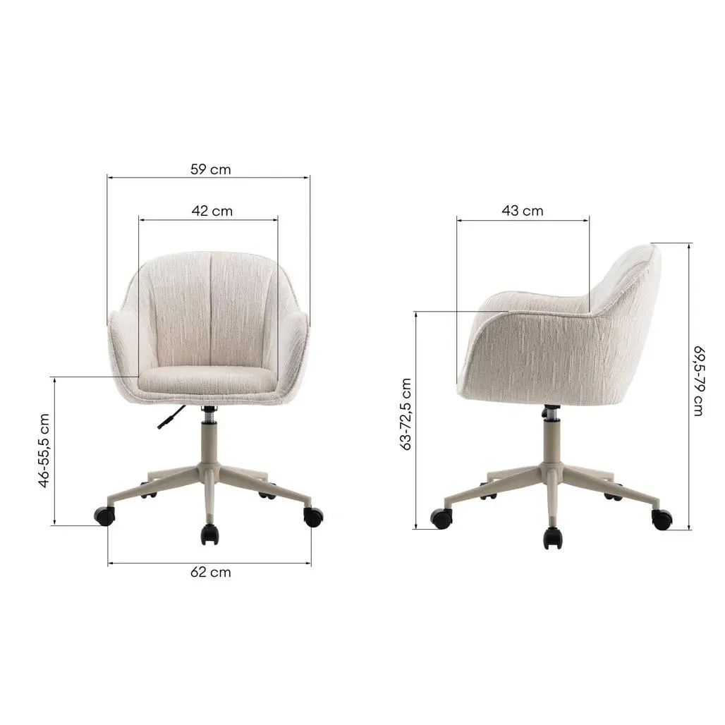 Okretna stolica Stego, krem — lifestyle prikaz