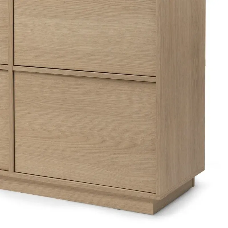 Komoda s ladicama Wasabi Eight, hrast — lifestyle prikaz