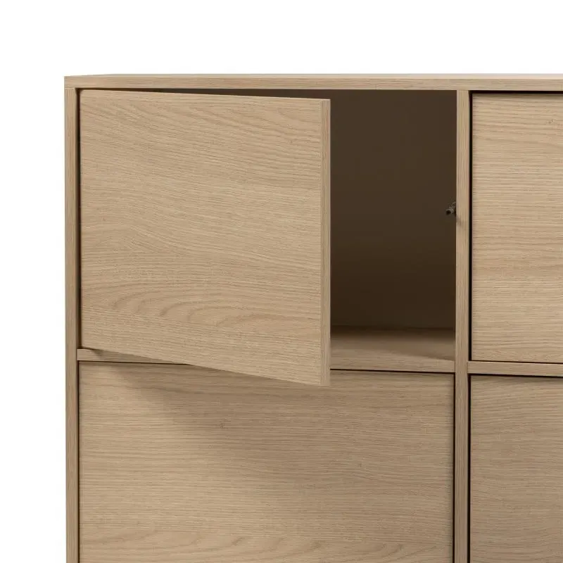 Komoda s ladicama Wasabi Four, hrast — gornji prikaz