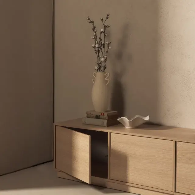 Tv komoda Wasabi Linderg, hrast | V&B Casa