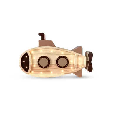 Lampa Submarine drvo smeđa