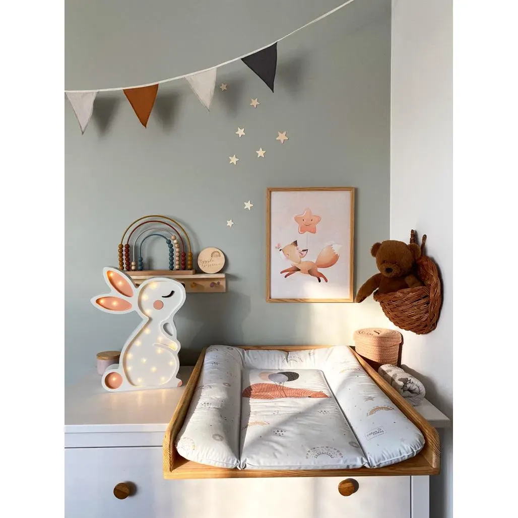 Dječja lampa Bunny bijela — stražnji prikaz