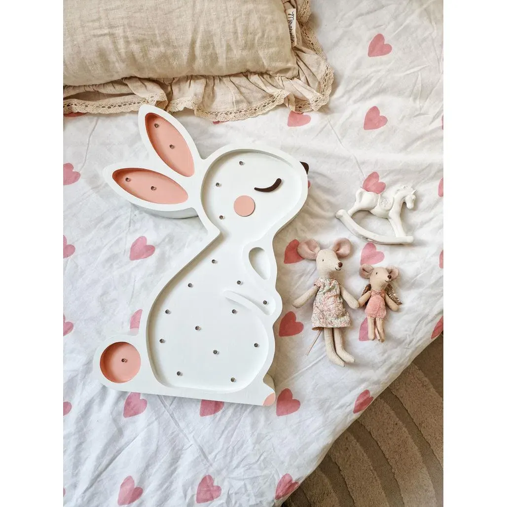 Dječja lampa Bunny bijela — gornji prikaz