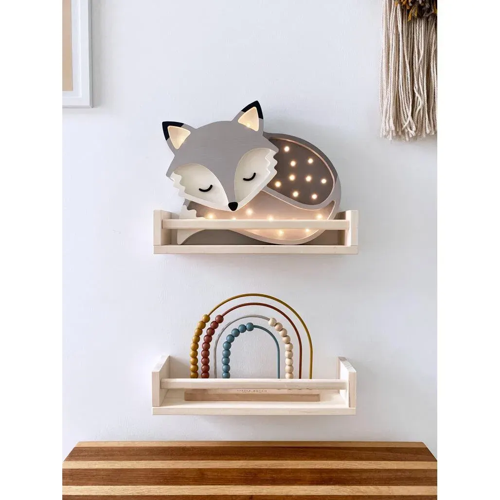 Dječja lampa Fox siva — lifestyle prikaz