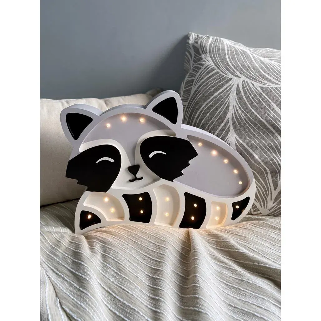 Dječja lampa Raccoon — stražnji prikaz