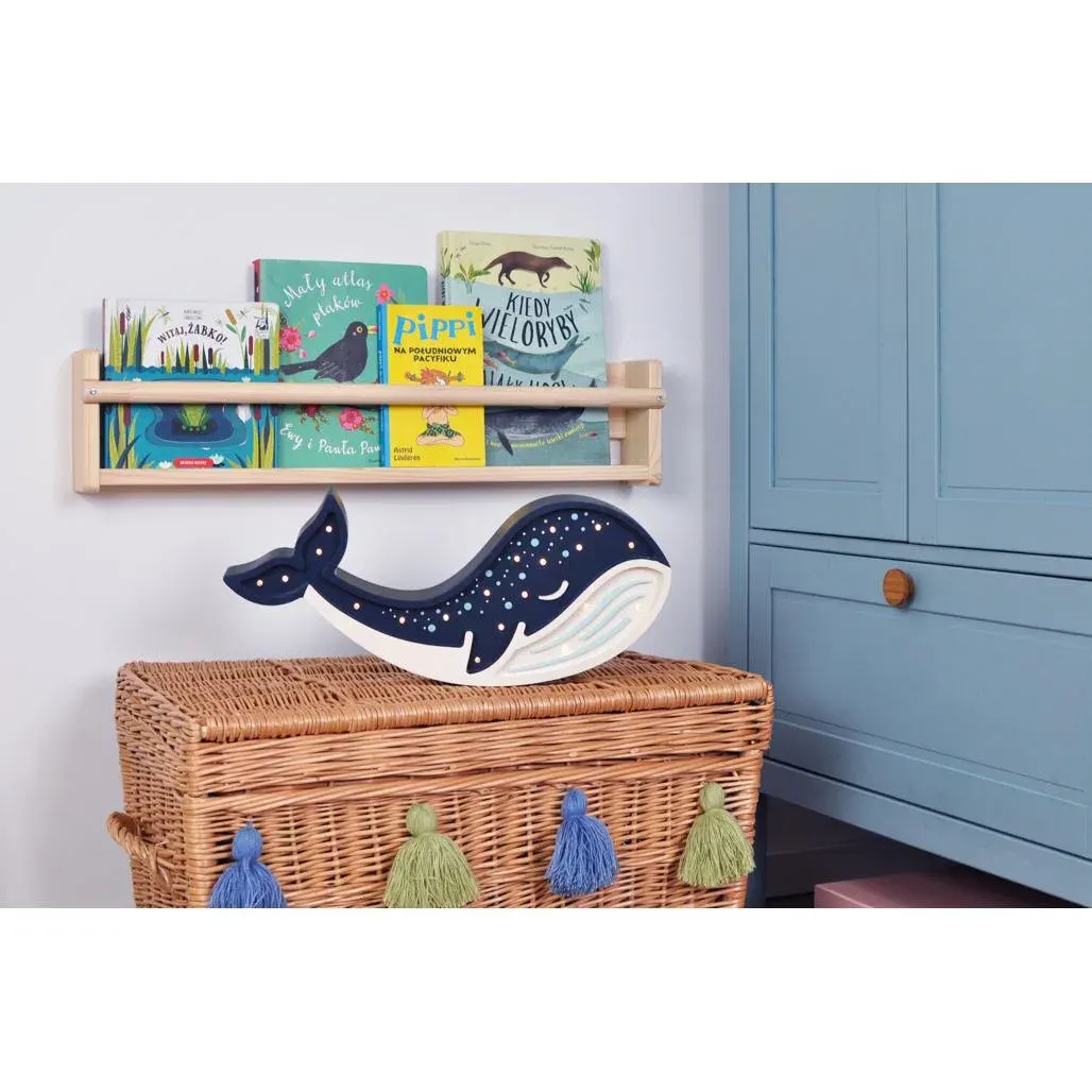 Dječja lampa Whale plava — stražnji prikaz