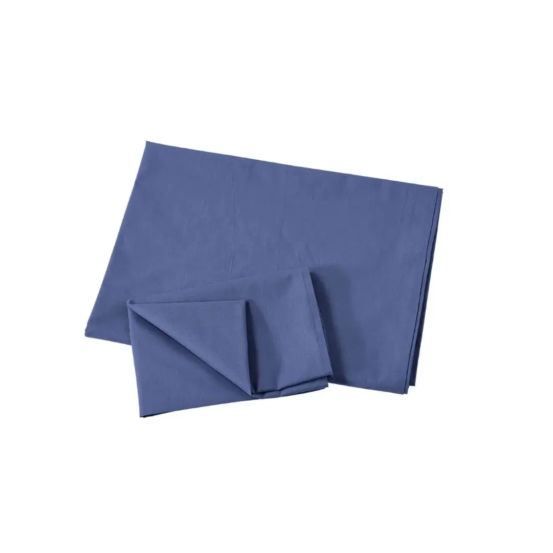 Posteljina plava 180×260 — bočni prikaz