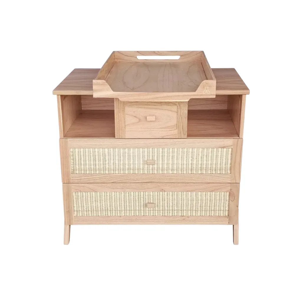Marélia drvo komoda – prirodni — lifestyle prikaz
