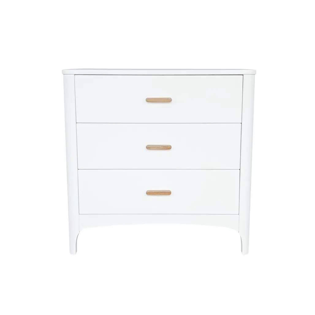 Velika komoda s ladicama, Nérée H88.8 cm, snijeg