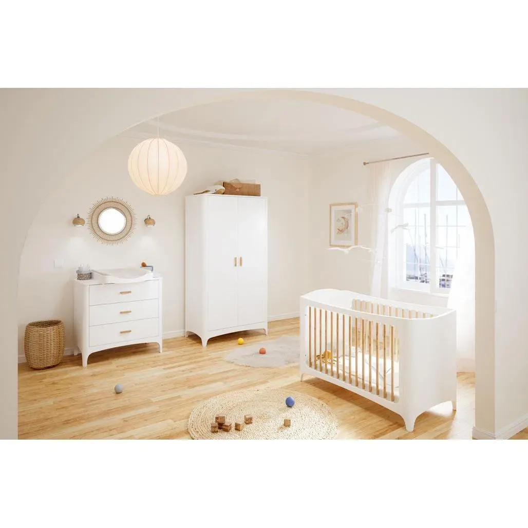Nérée i Néréides kutija za presvlačenje beba – snijeg — stražnji prikaz