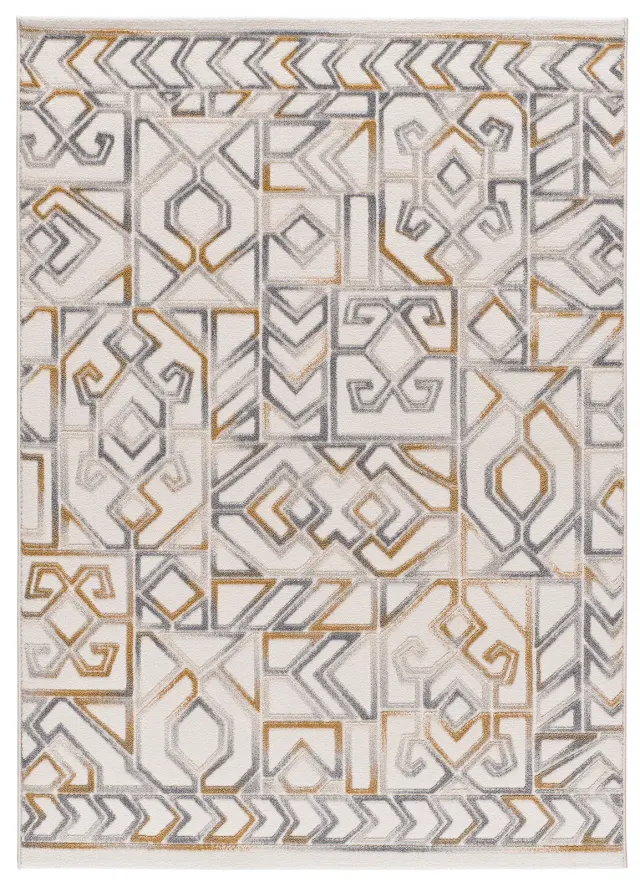 Tepih AMARA 12989 srebrna, 080×150 cm