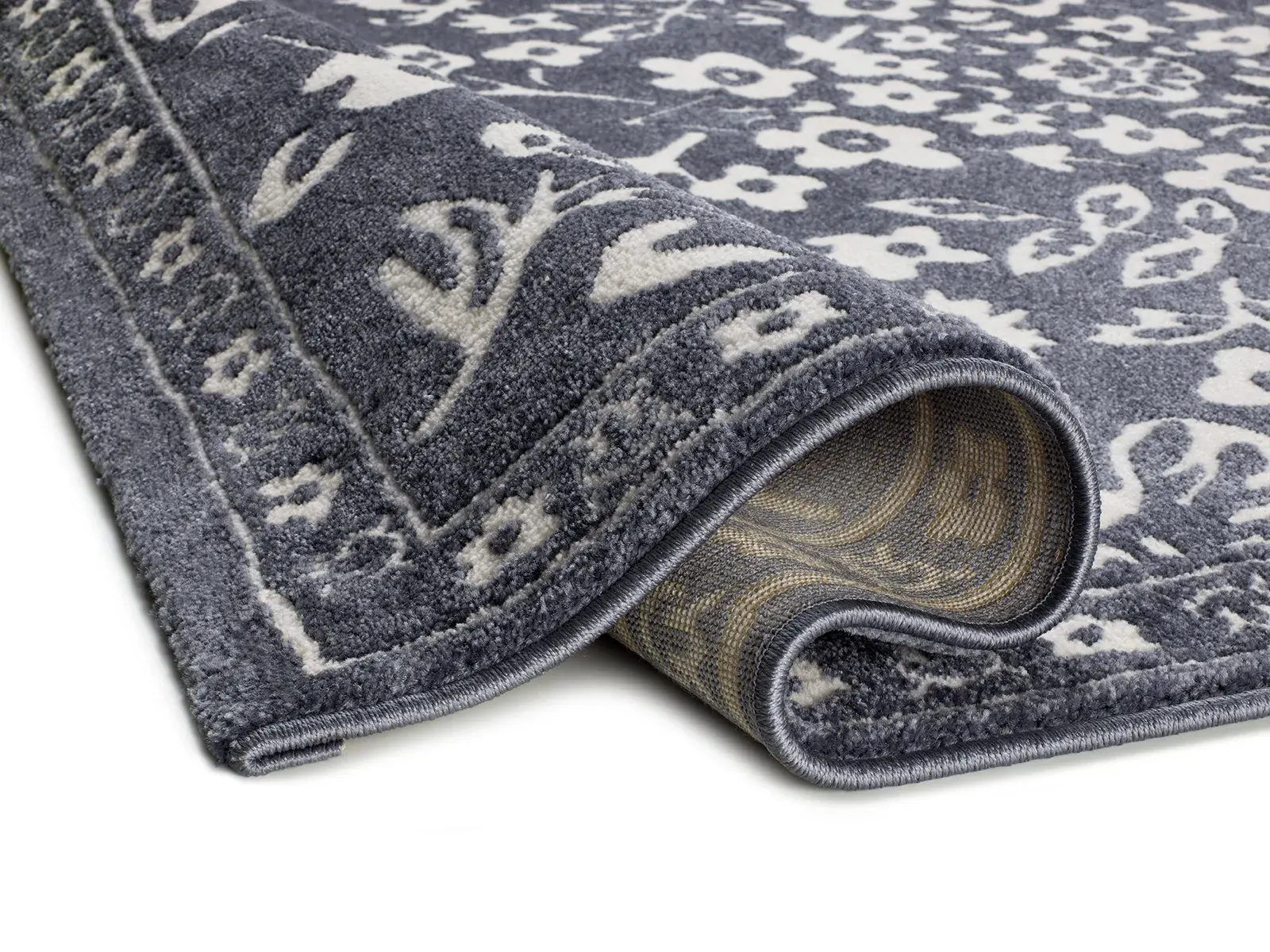 Tepih AMARA 12994 plava, 080×150 cm — detalj
