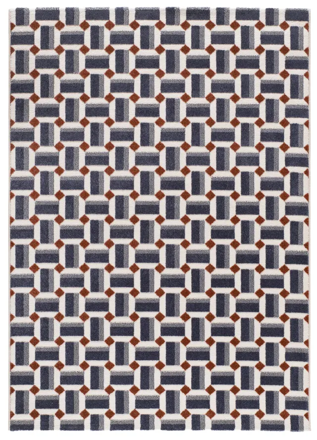 Tepih AMARA 13000 plava, 080×150 cm