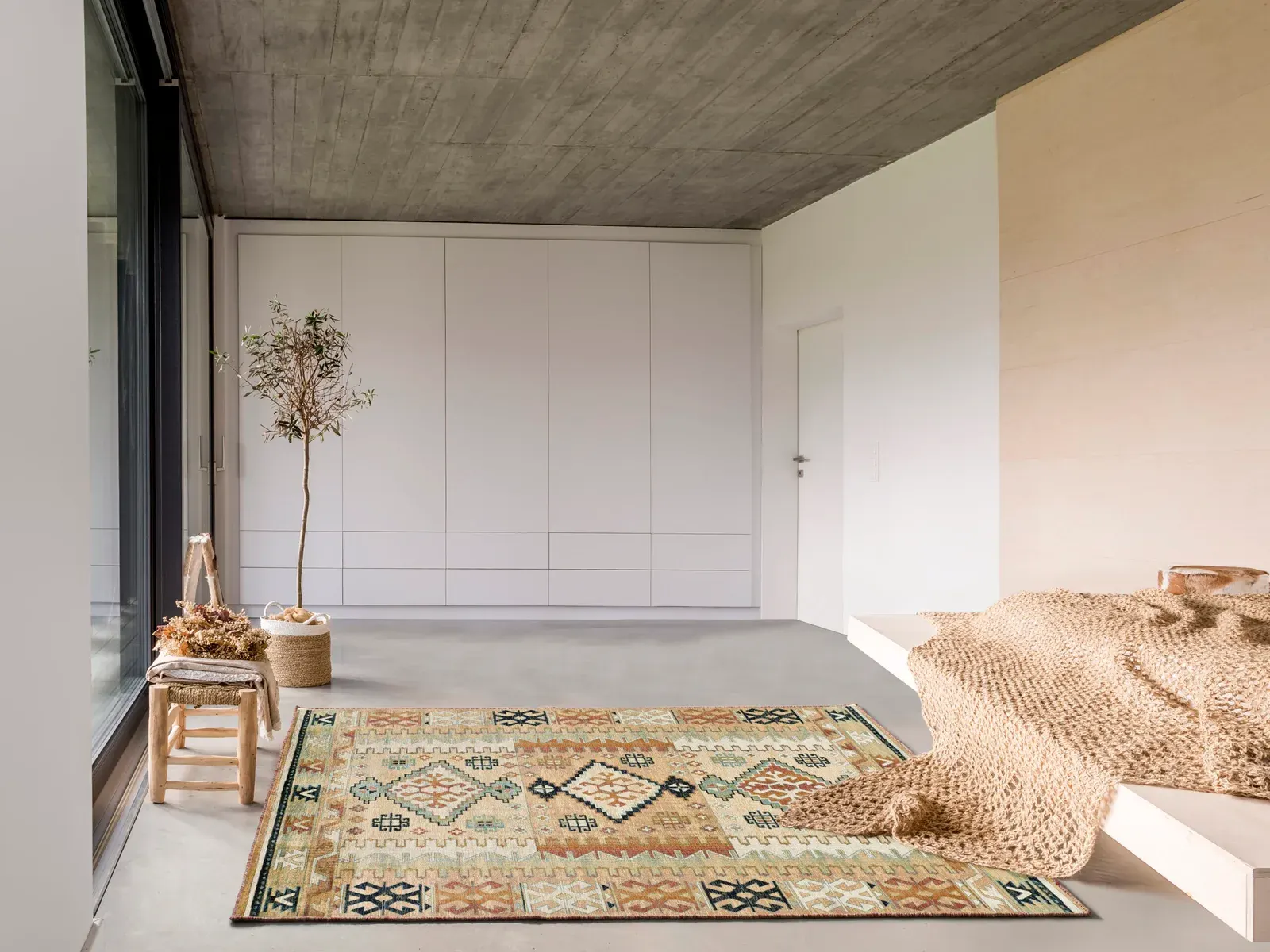 Tepih ANTALIA 711 multi, 095×140 cm — stražnji prikaz