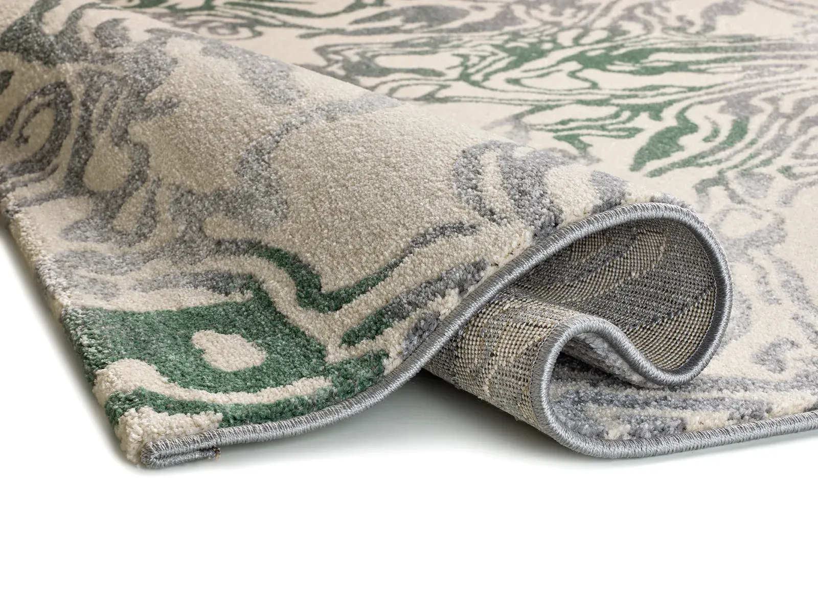 Tepih ASTRA 13004 zelena, 080×150 cm — stražnji prikaz