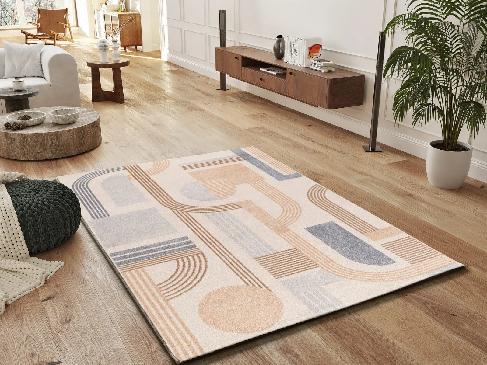 Tepih ASTRA 13014 bež, 080×150 cm — detalj