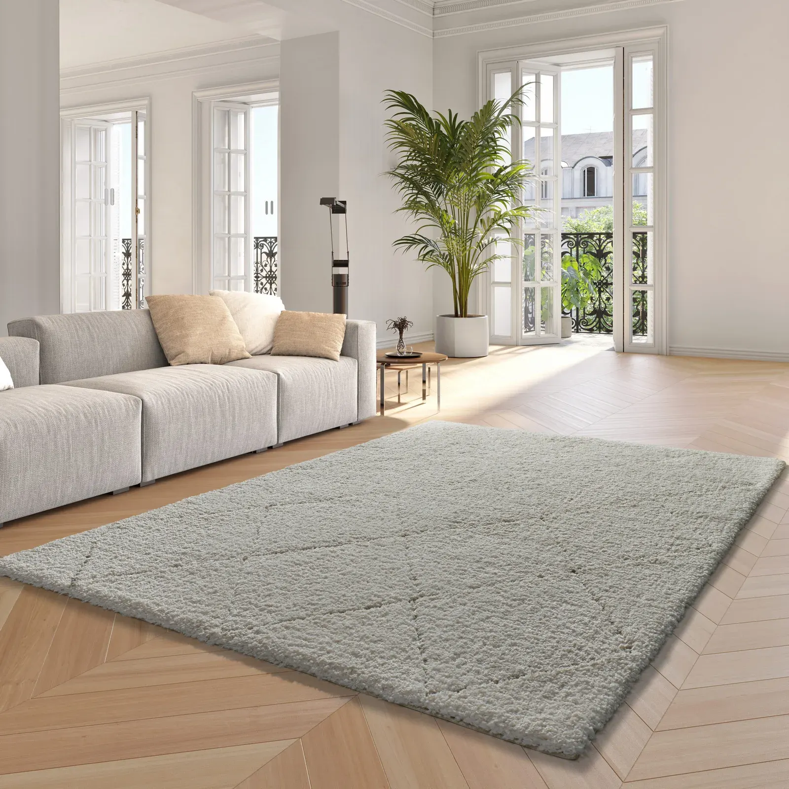 Tepih ATESA 80260 bijela, 060×120 cm — detalj