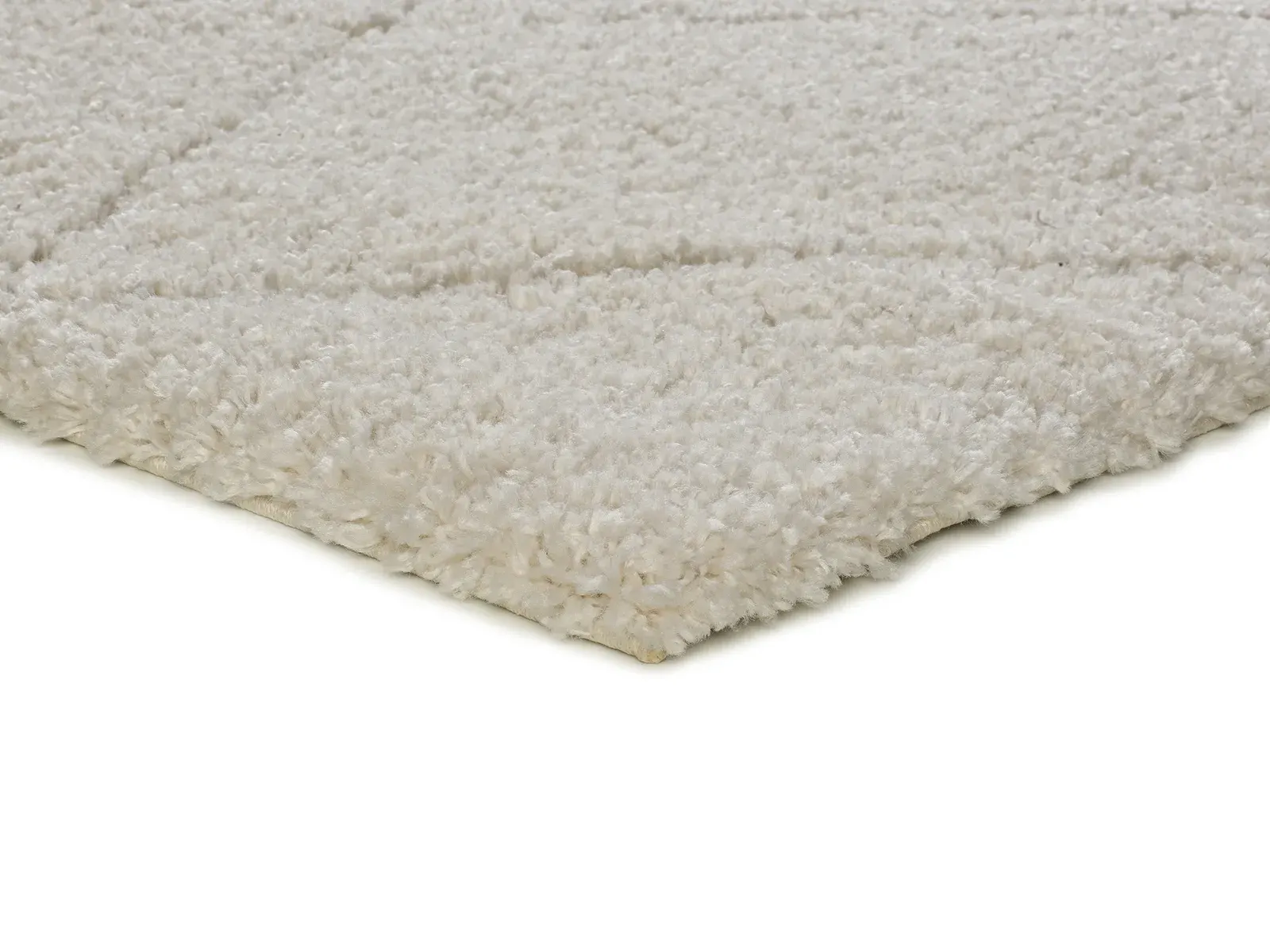 Tepih ATESA 80260 bijela, 060×120 cm — bočni prikaz