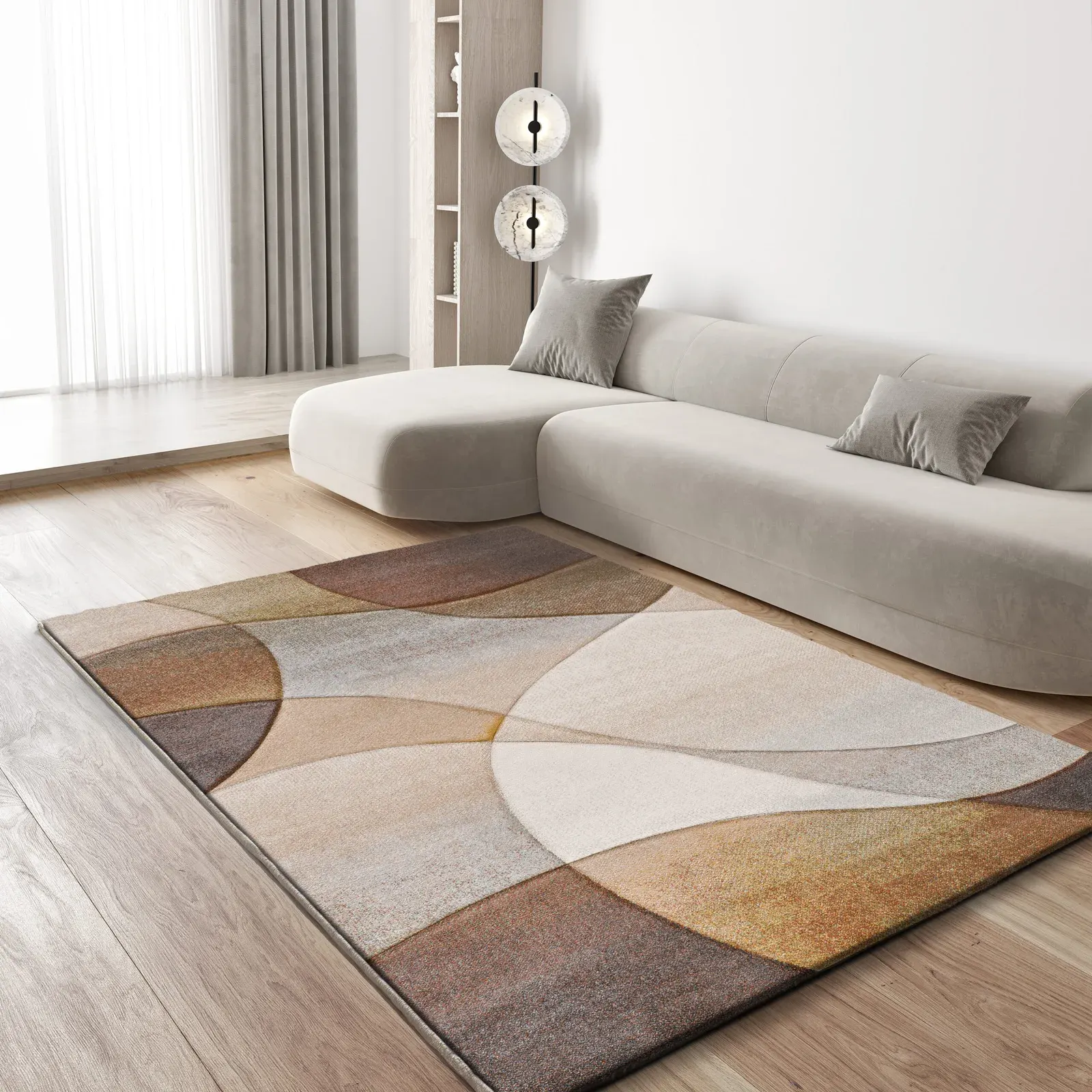 Tepih BADET 40377 multi, 080×150 cm — gornji prikaz