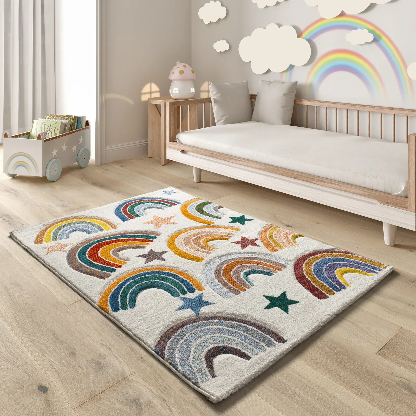 Tepih BALLOON 40364 multi, 120×170 cm — stražnji prikaz
