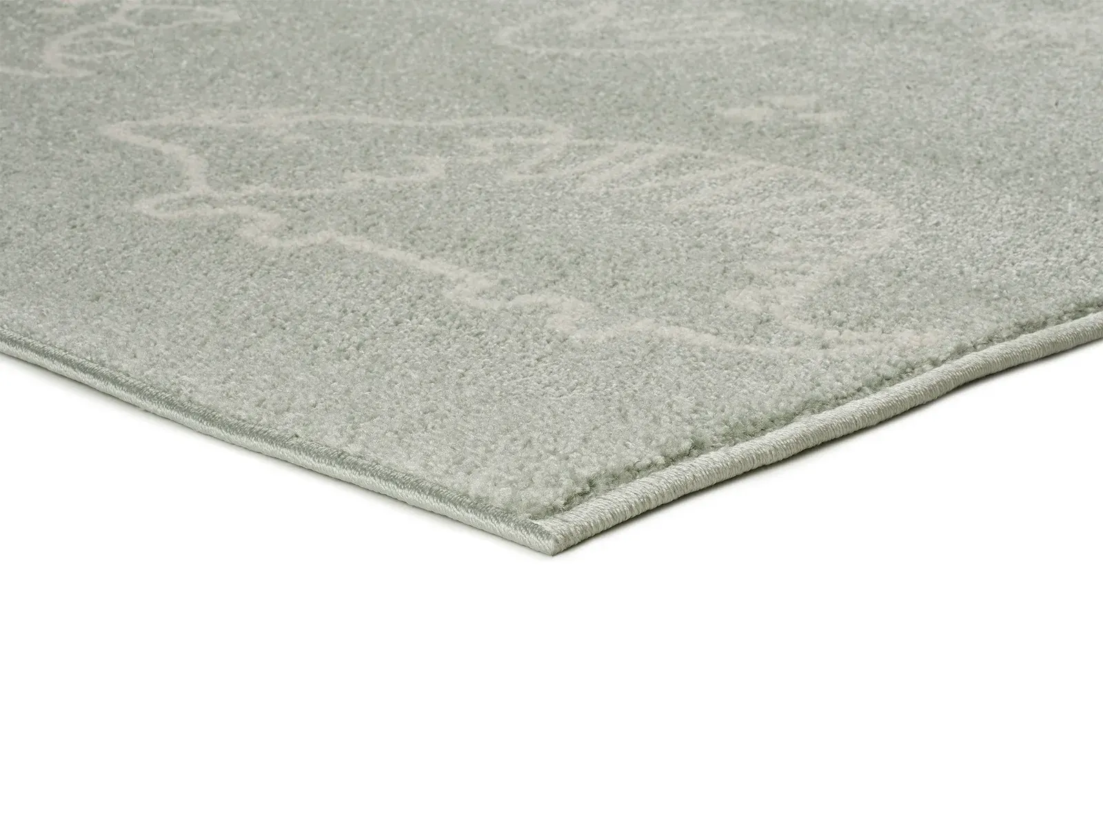 Tepih BEATS 40252 zelena, 120×170 cm — bočni prikaz