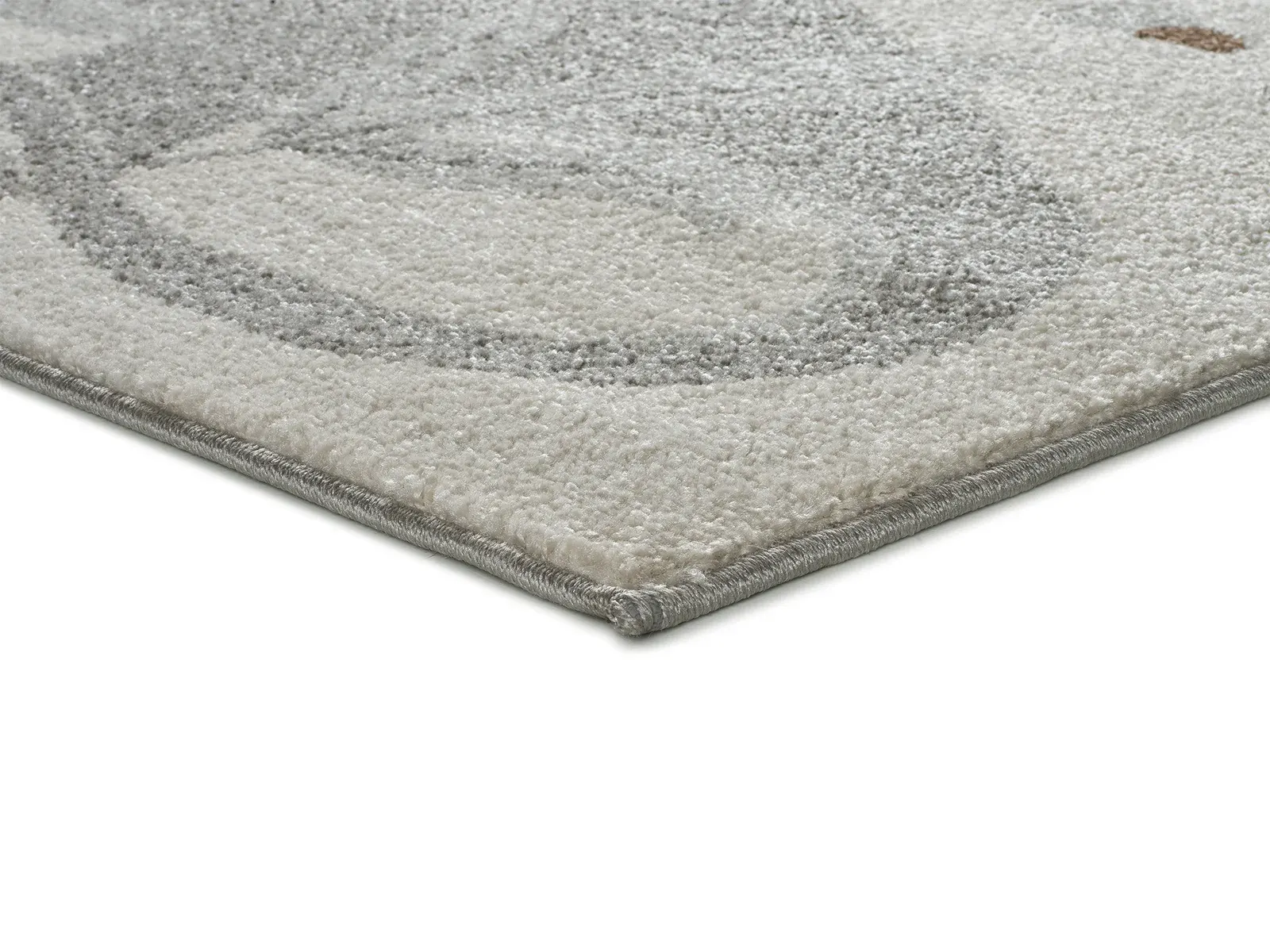 Tepih BEATS 40254 bijela, 120×170 cm — bočni prikaz