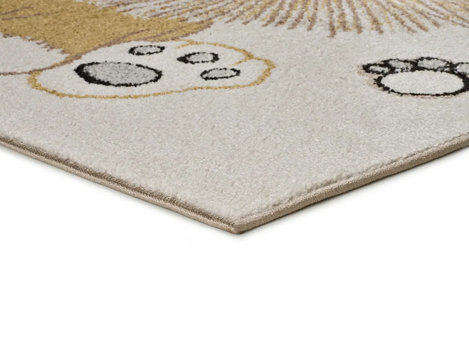 Tepih BEATS 40265 bijela, 120×170 cm — bočni prikaz