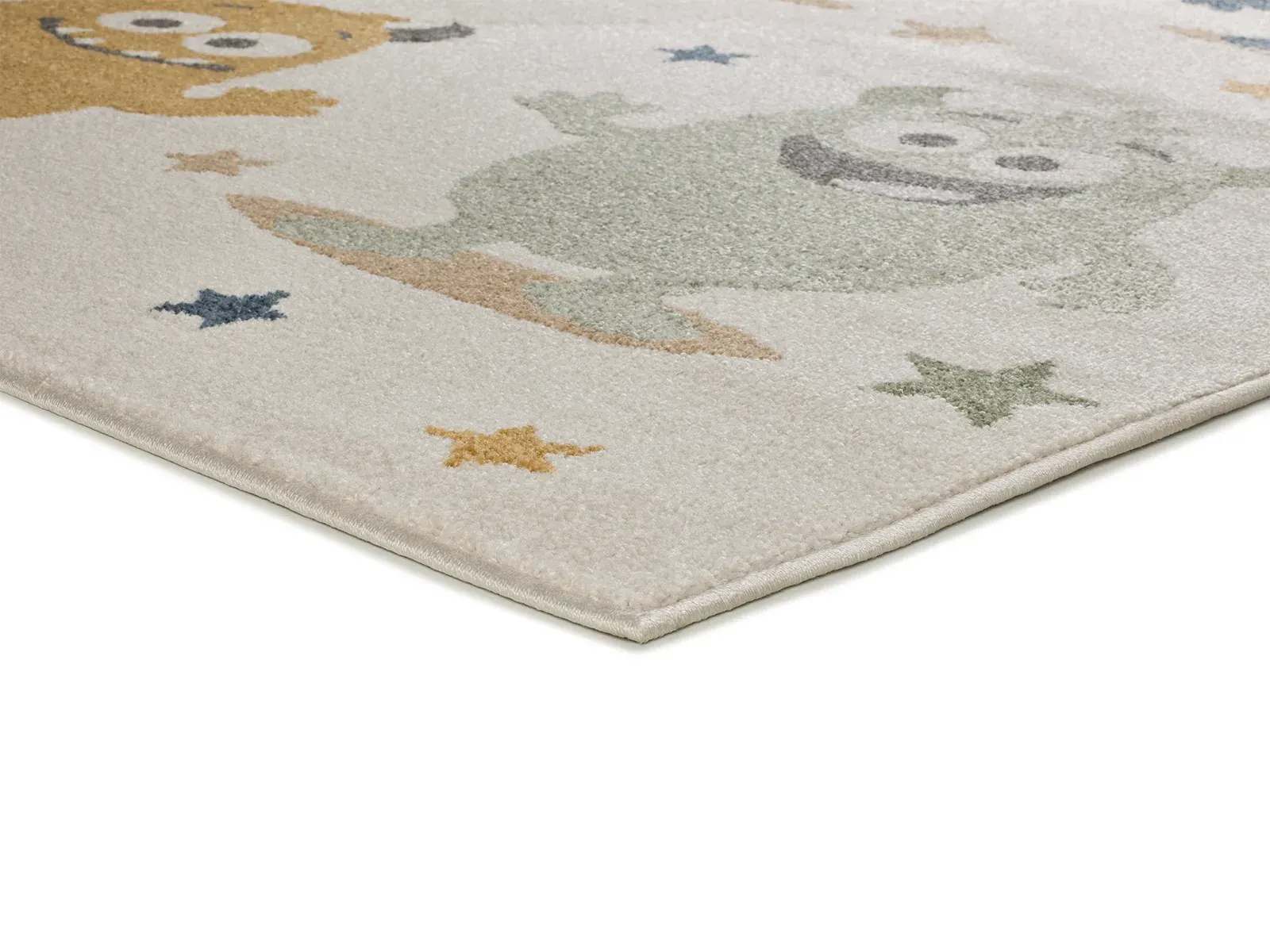 Tepih BEATS 40500 plava, 120×170 cm — bočni prikaz