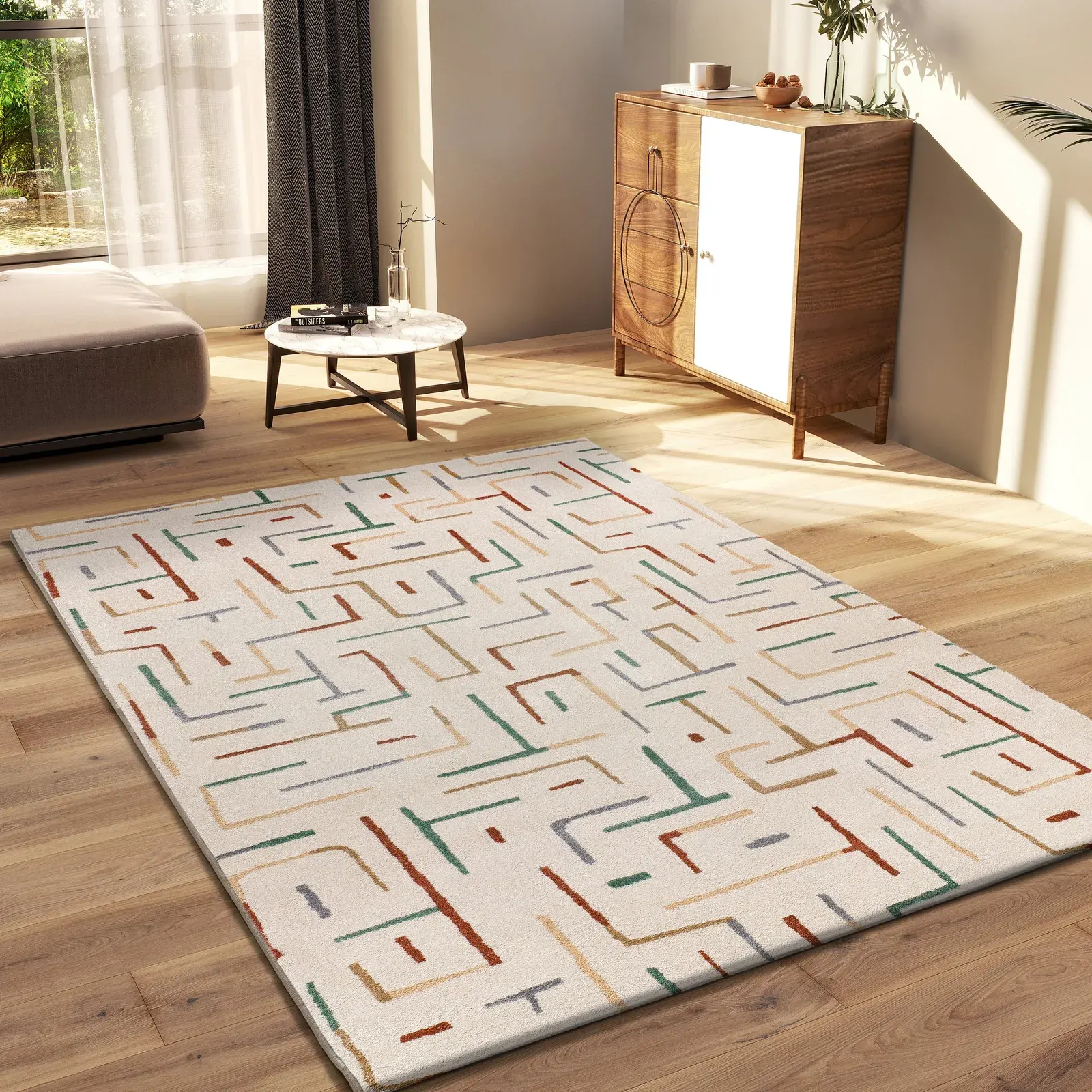 Tepih BERUTI 12925 multi, 080×150 cm — detalj