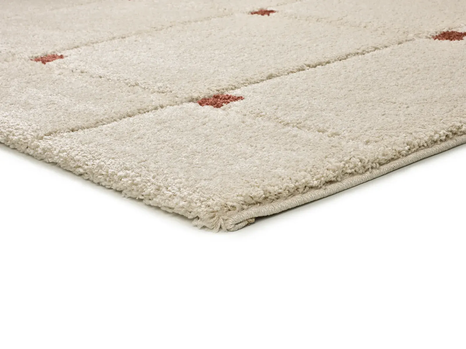 Tepih BRENDA 8830 riđa, 060×120 cm — bočni prikaz