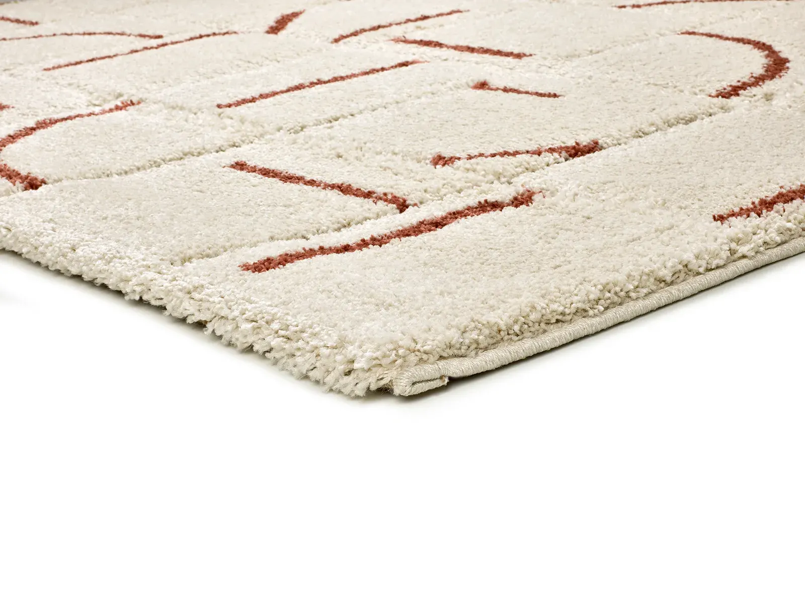 Tepih BRENDA 8832 riđa, 060×120 cm — bočni prikaz