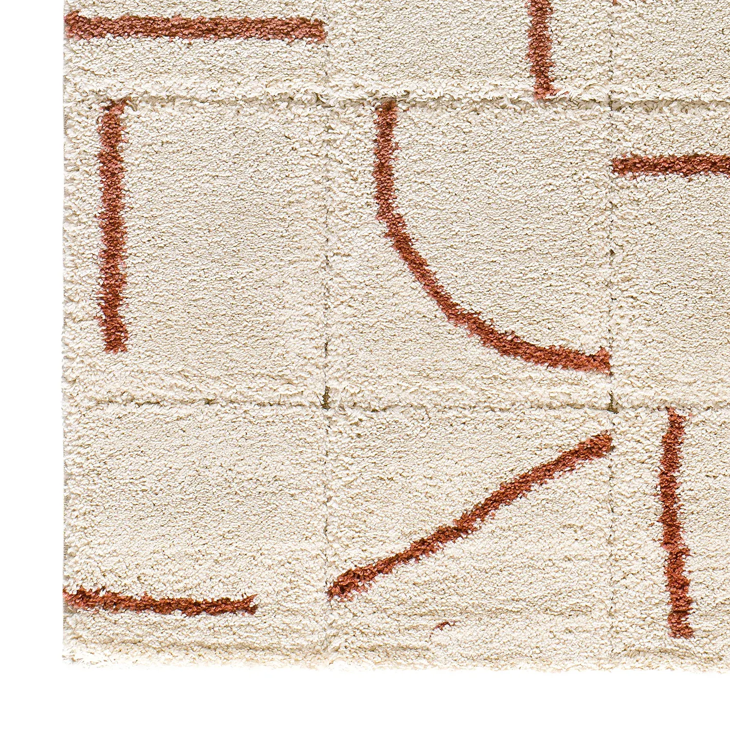 Tepih BRENDA 8832 riđa, 060×120 cm — detalj