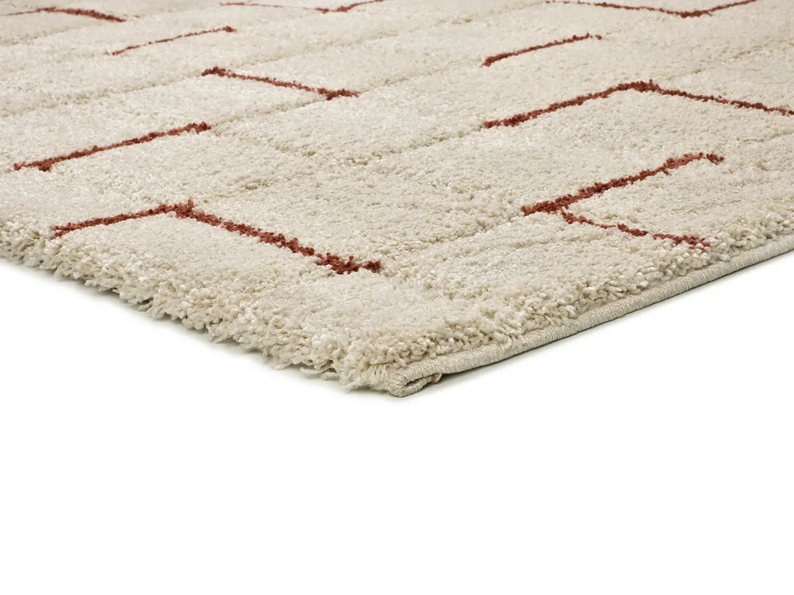 Tepih BRENDA 8834 riđa, 060×120 cm — bočni prikaz