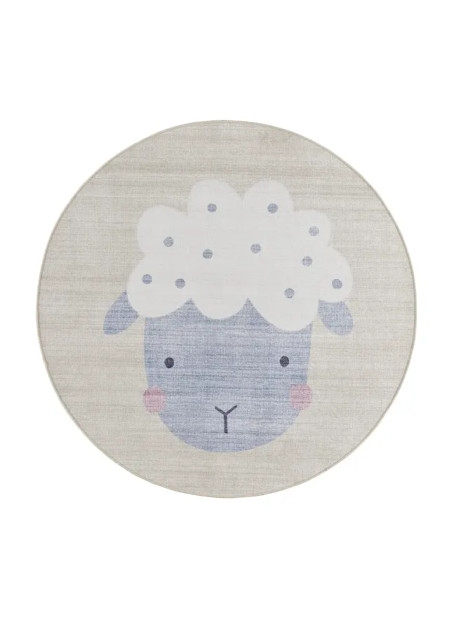 Tepih CANDY 24063 krem, 120×120 cm
