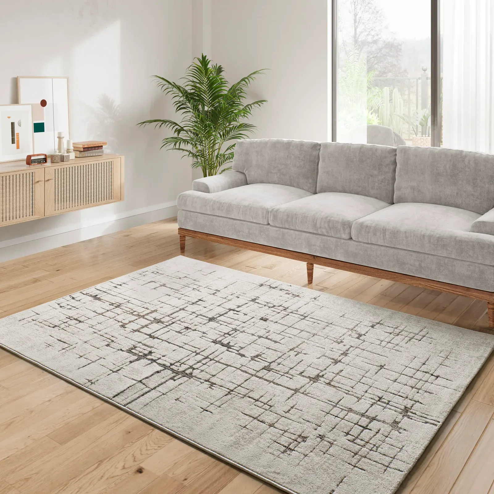 Tepih CERES 28001 krem, 080×120 cm — detalj