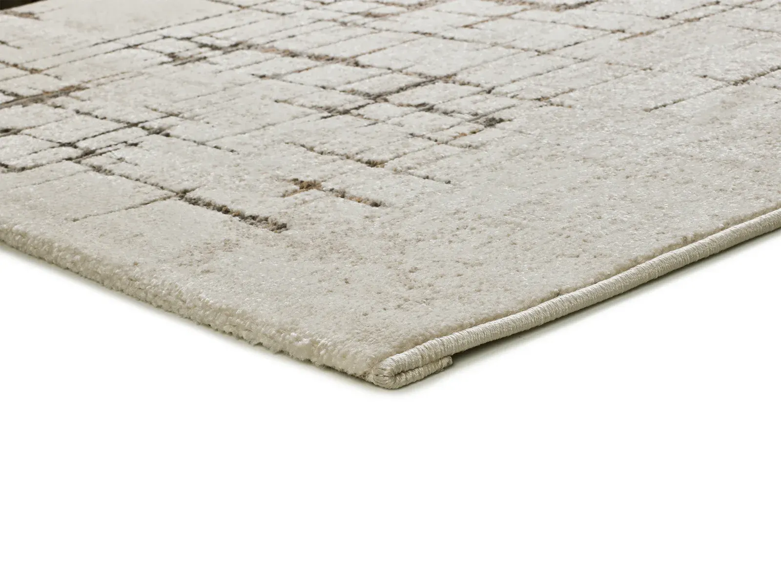 Tepih CERES 28001 krem, 080×120 cm — bočni prikaz