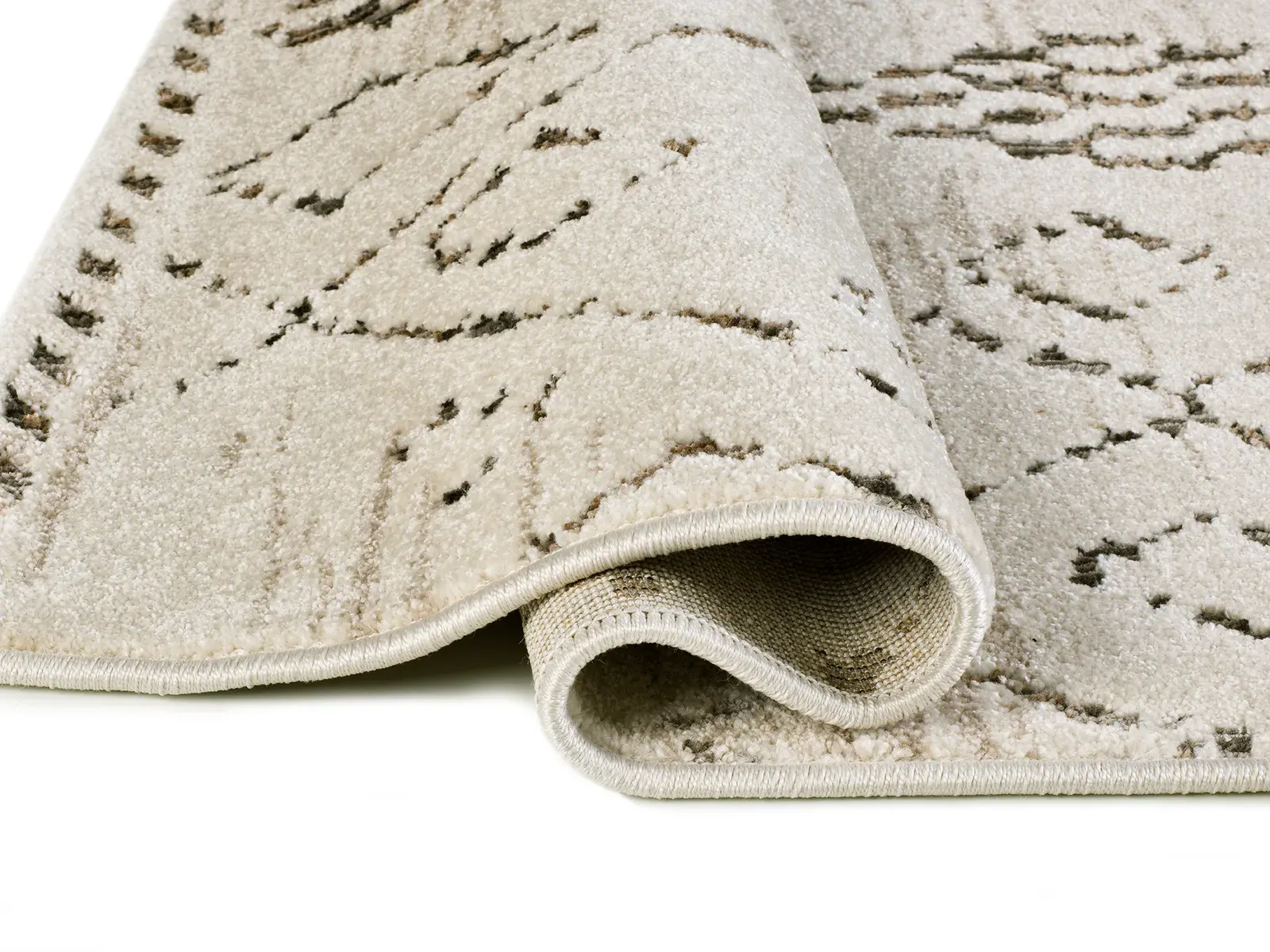 Tepih CERES 54008 krem, 080×120 cm — stražnji prikaz