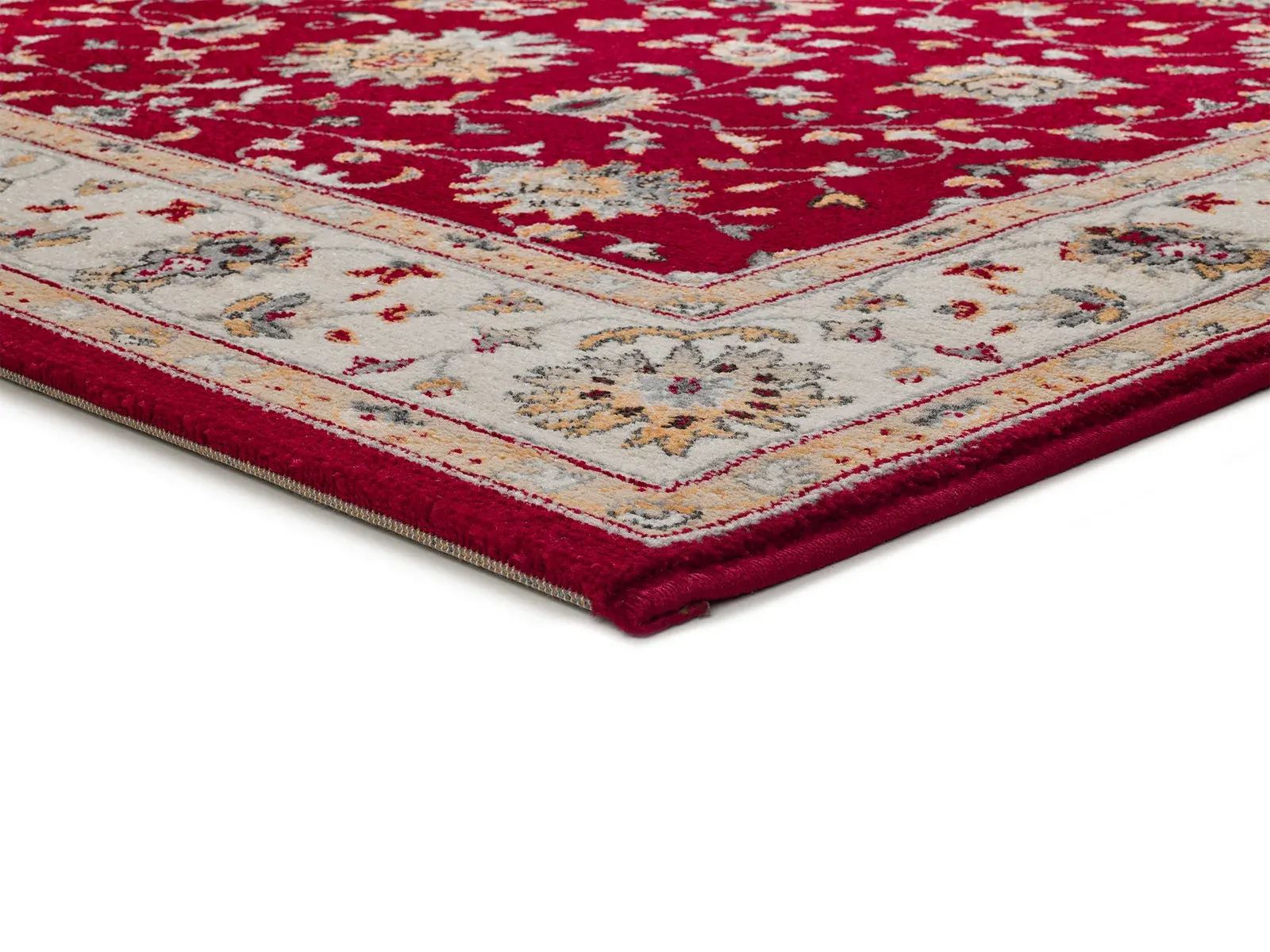Tepih CLASSIC 12505 crvena, 067×250 cm — bočni prikaz