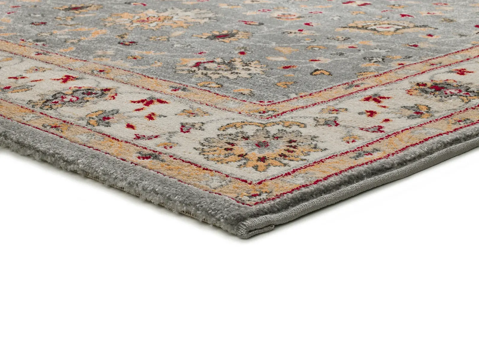 Tepih CLASSIC 12505 srebrna, 067×250 cm — bočni prikaz
