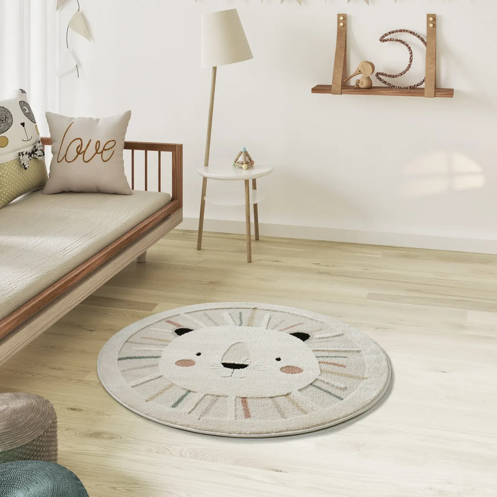 Tepih CLOWN 2343 multi, 120×120 cm — detalj