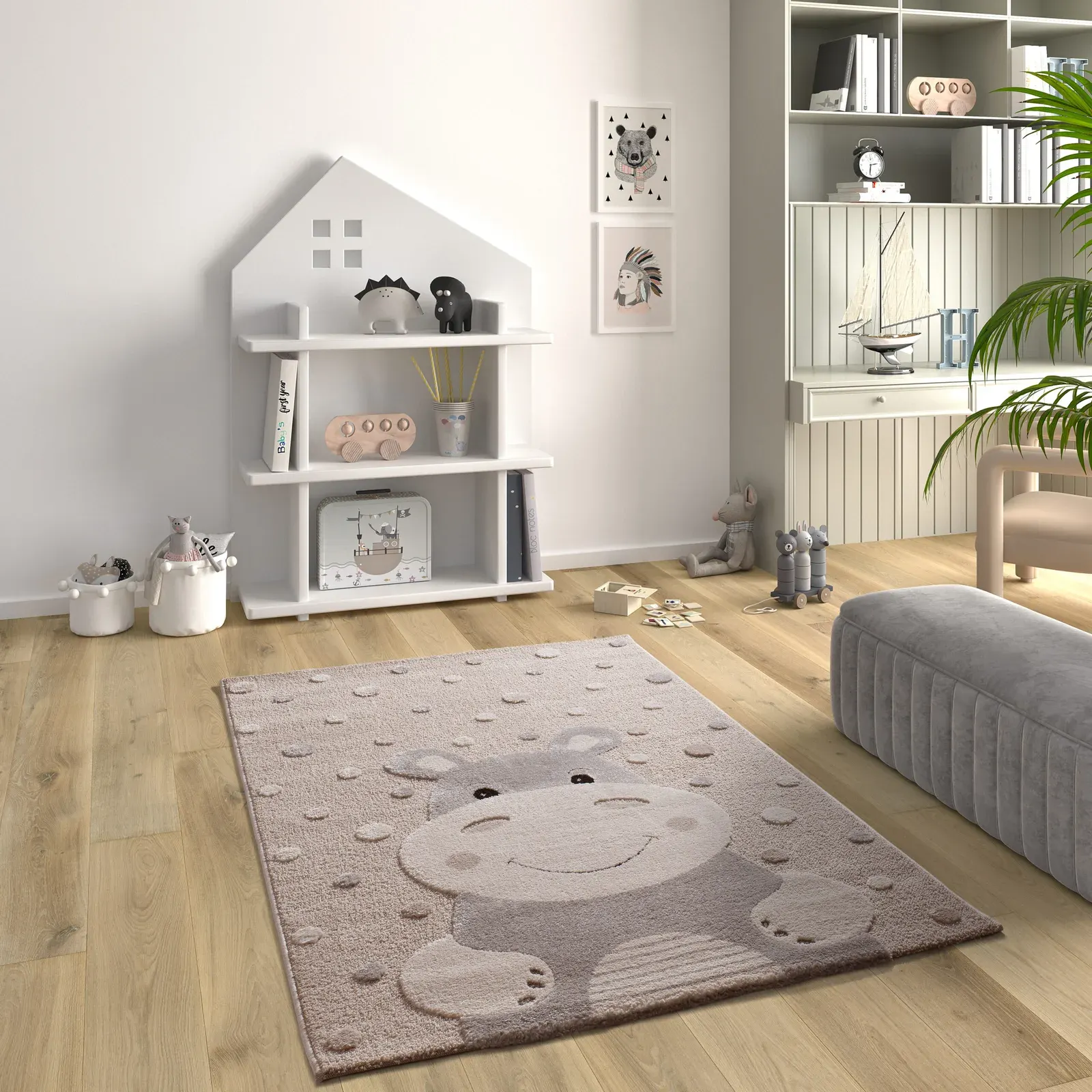 Tepih CLOWN 2345 kamena, 120×170 cm — detalj