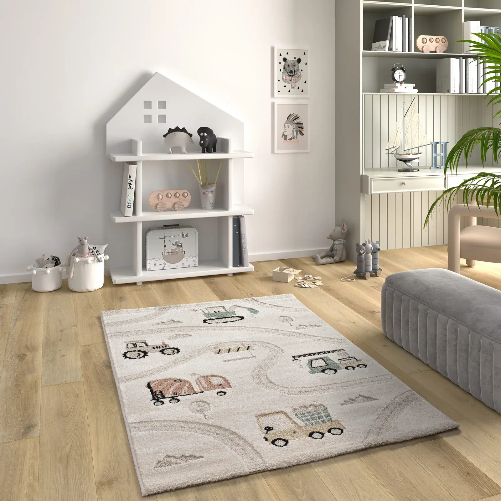 Tepih CLOWN 2346 multi, 120×170 cm — detalj