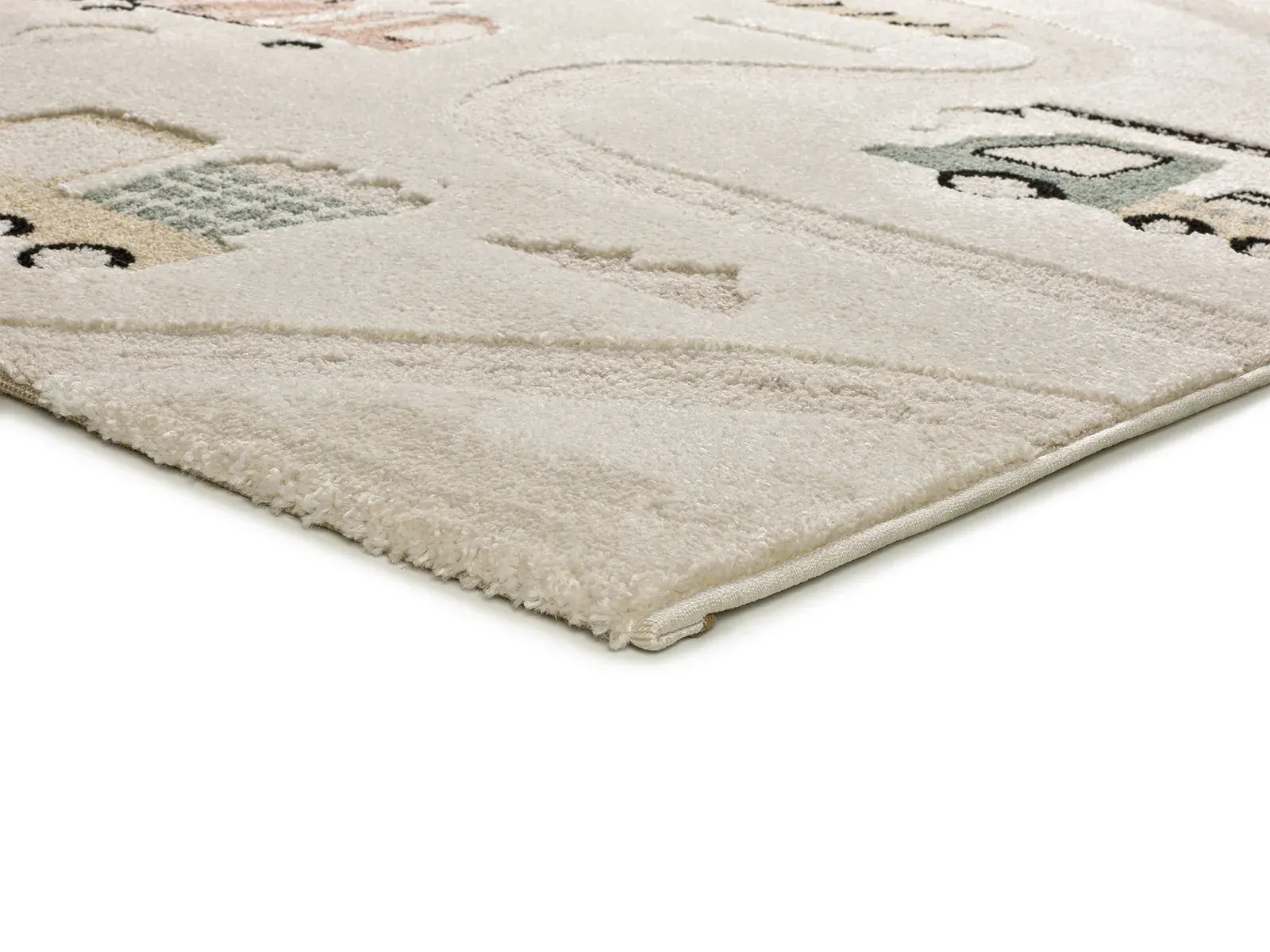 Tepih CLOWN 2346 multi, 120×170 cm — bočni prikaz
