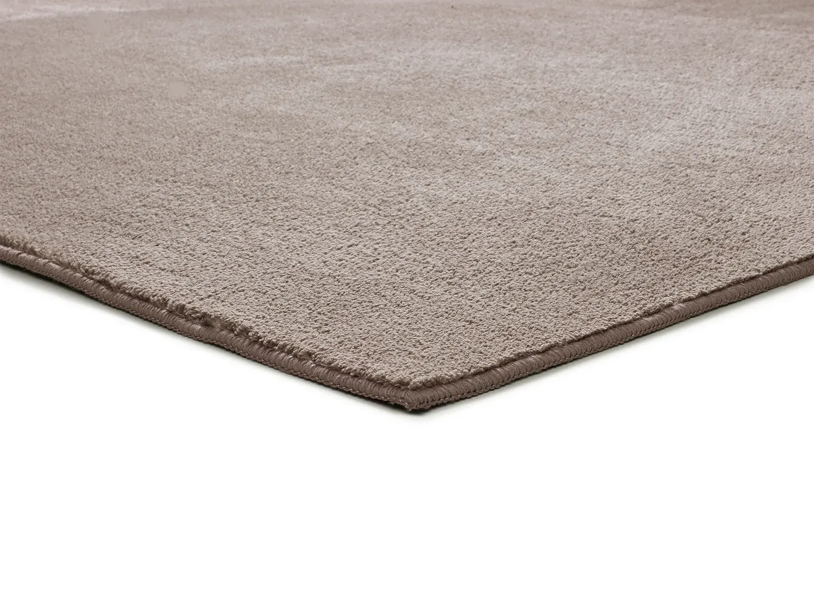 Tepih CORALINE LISO mink, 060×100 cm — bočni prikaz